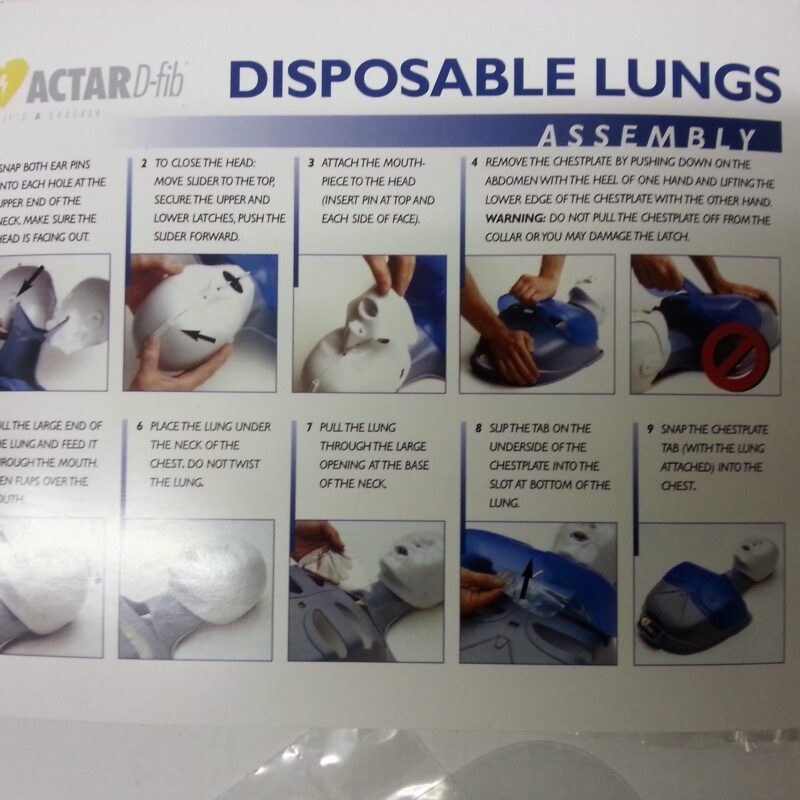 Actar D-Fib Lungs and Mouth Shields