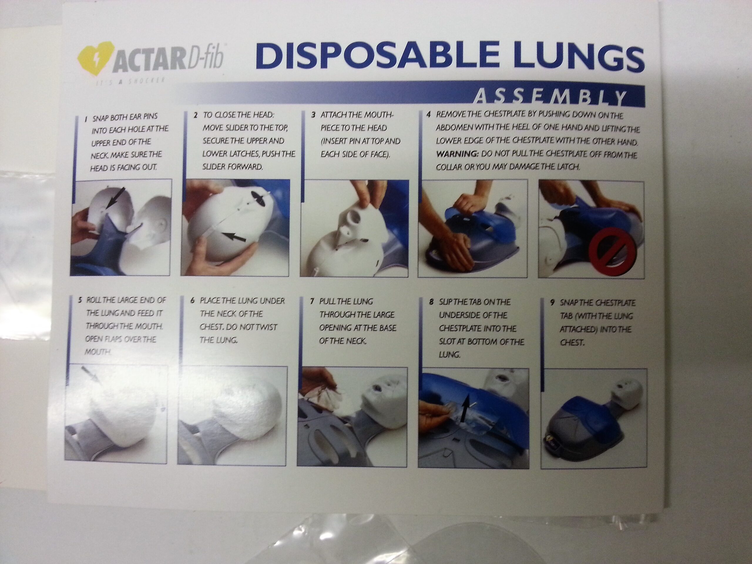 Actar D-Fib Lungs and Mouth Shields