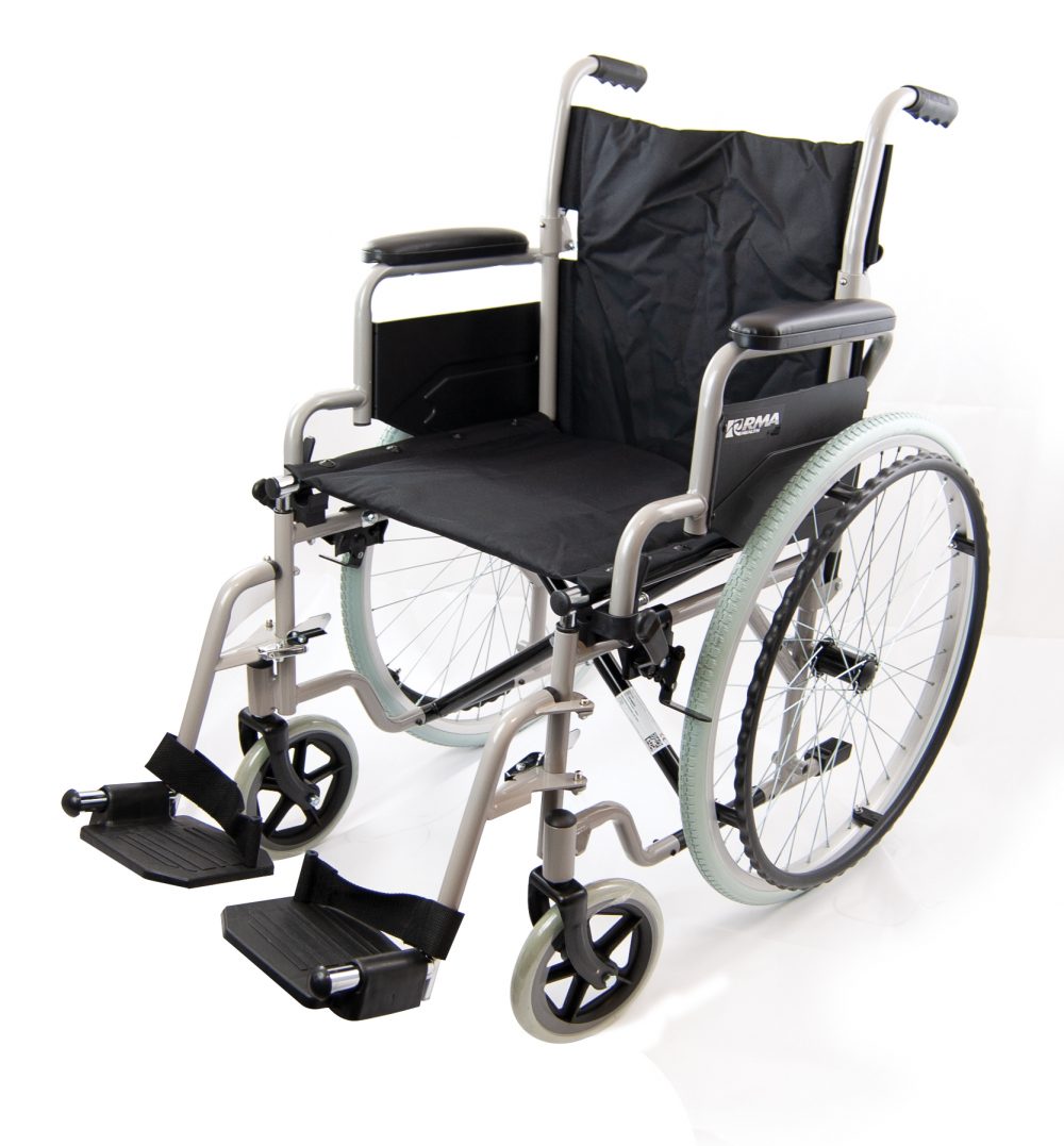 Wheelchair for use in an emergency