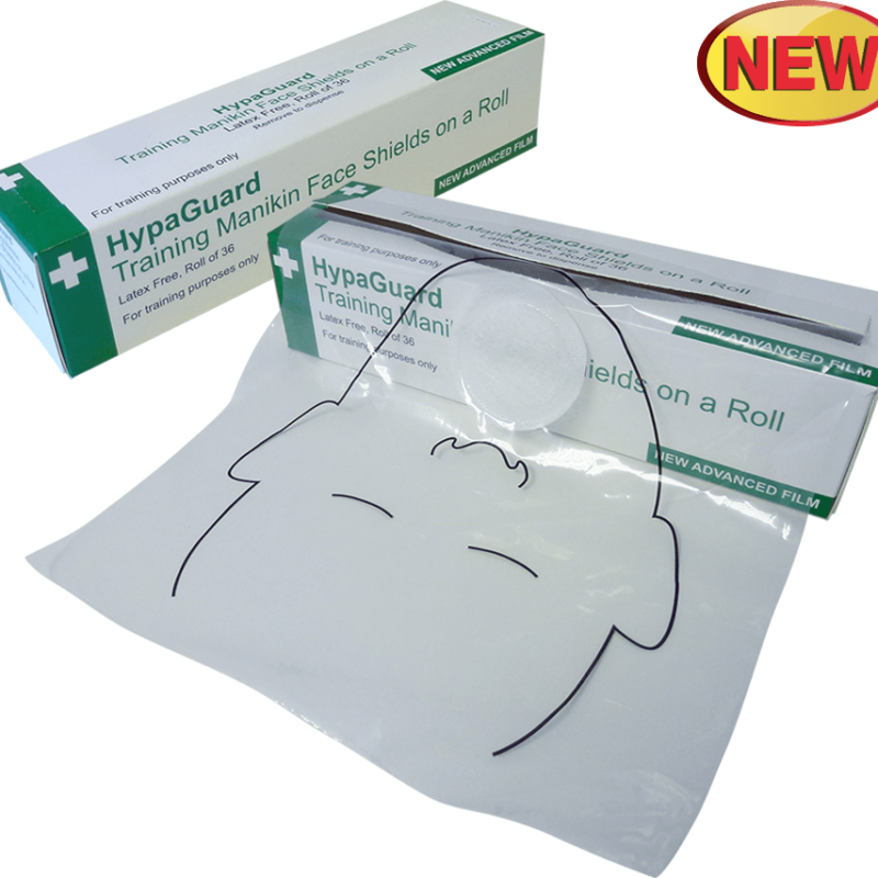 Training Manikin Resuscitation Face Shields - 36 on a Roll