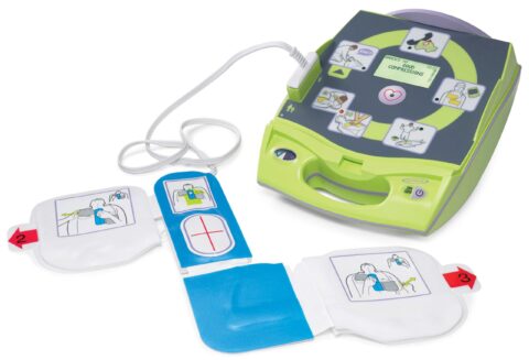 Zoll Plus AED with open lid