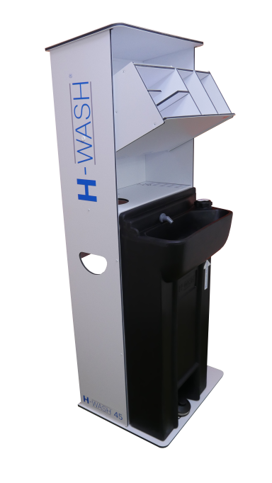 H-Wash 45 with open storage area