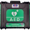 AED Hard Case with signage on it