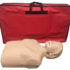 Image of red CPR manikin carry bag and CPR manikin